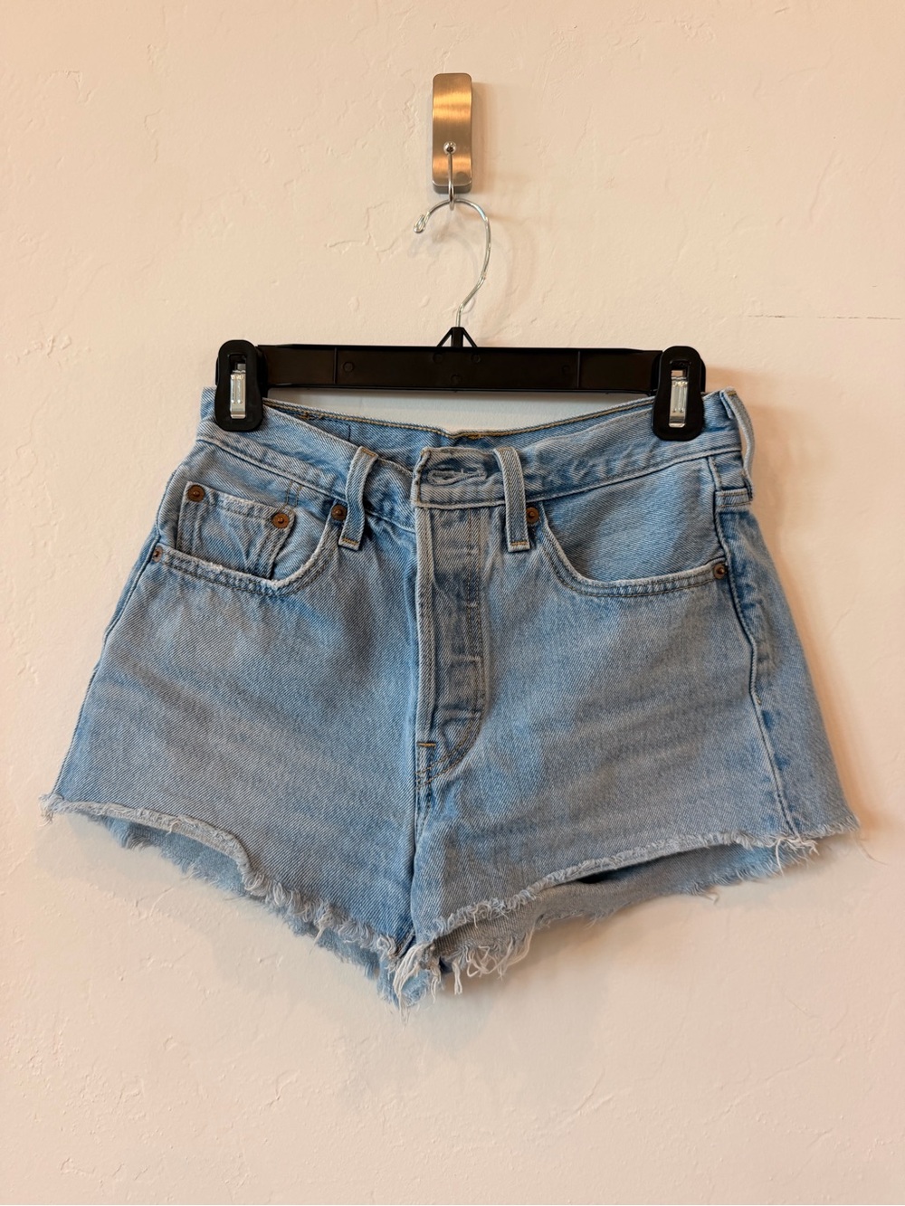 Levi’s 501 Light Wash Denim Cutoff Shorts - Women's